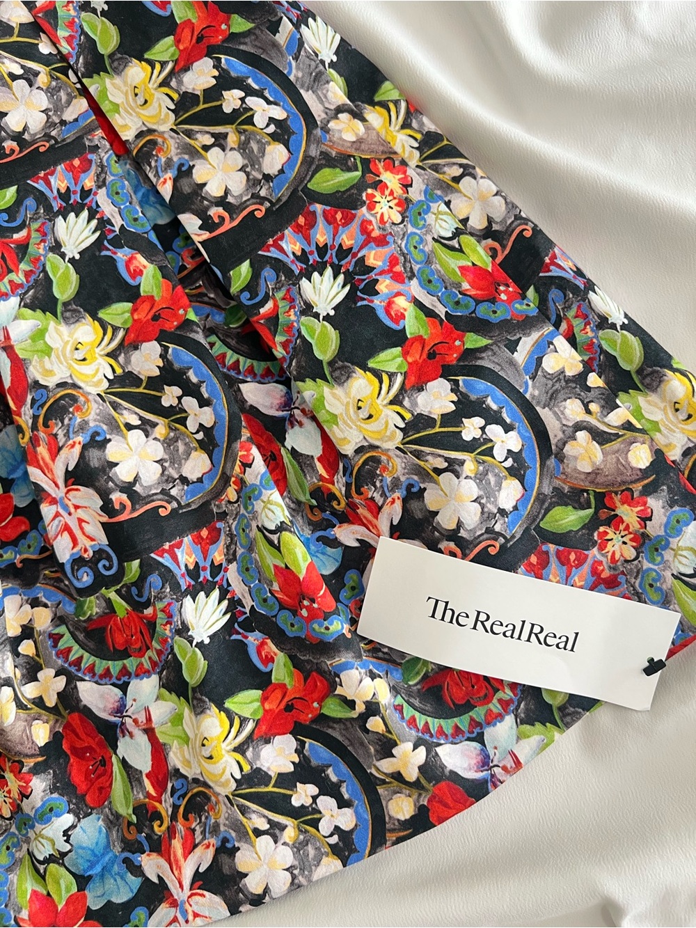 Alice & Oliva X The Real Real Multi Colored Pleated Mini Skirt ✨ - Picture 2 of 4